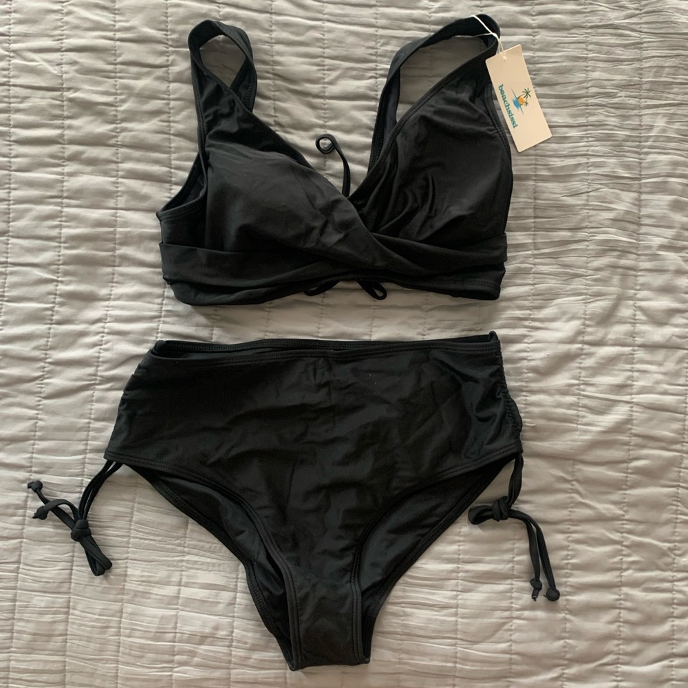 Beachsissi two-piece bathing suit. Brand new. Never used.